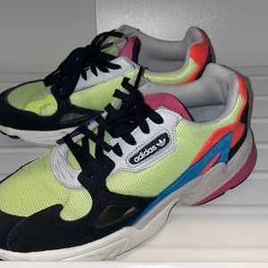 Neon falcon sneakers